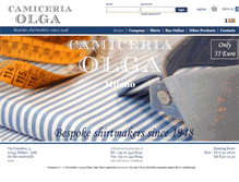 Tablet Screenshot of camiceriaolga.it